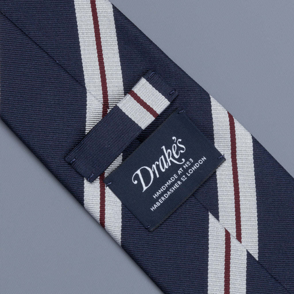 Drake's super repp Regimental tie Old Haberdashers