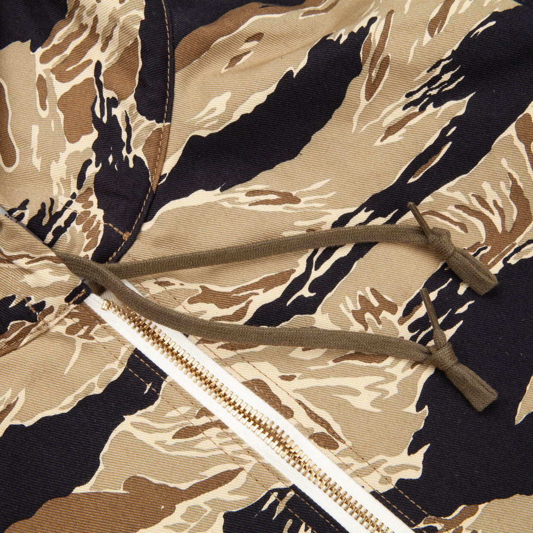 The Real McCoy's Tiger Camouflage Parka Gold tone