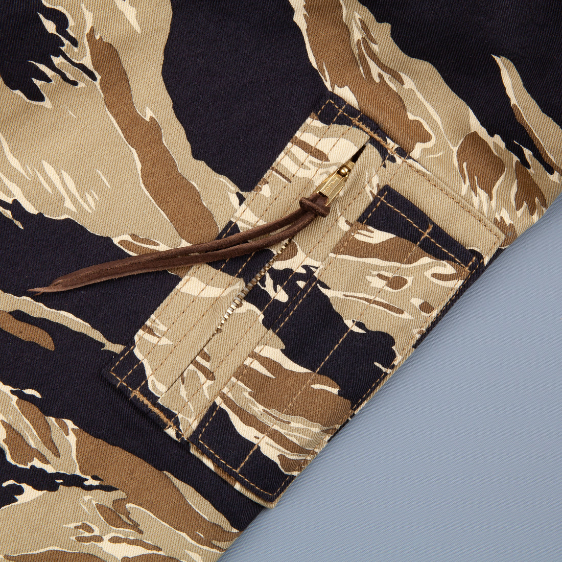 The Real McCoy's Tiger Camouflage Parka Gold tone