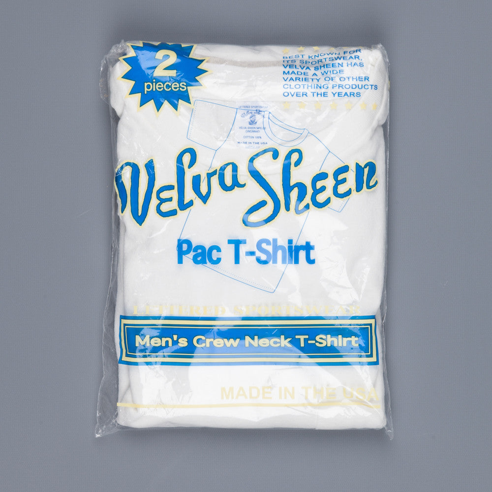 Velva Sheen 2 pack pocket tee 1white 1 oatmeal