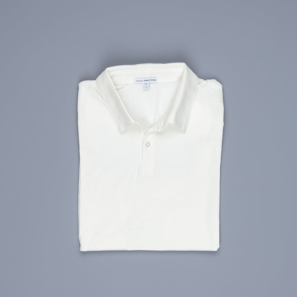 James Perse Revised Standard Polo Everest White