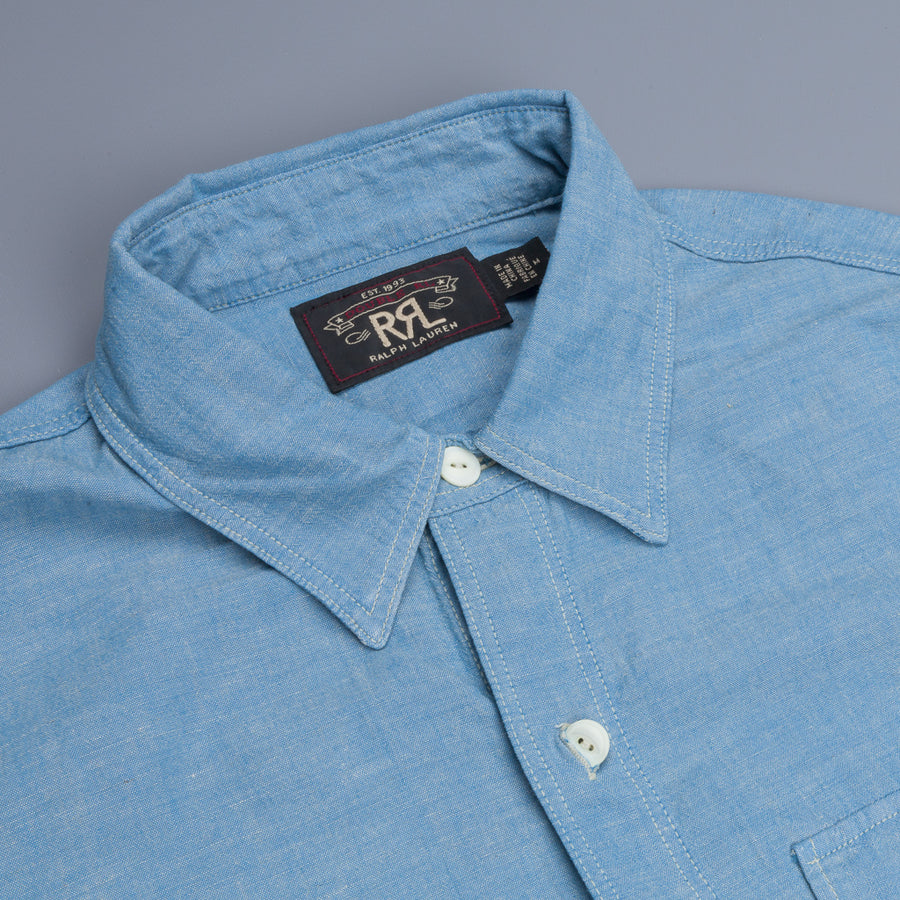 rrl chambray work shirt