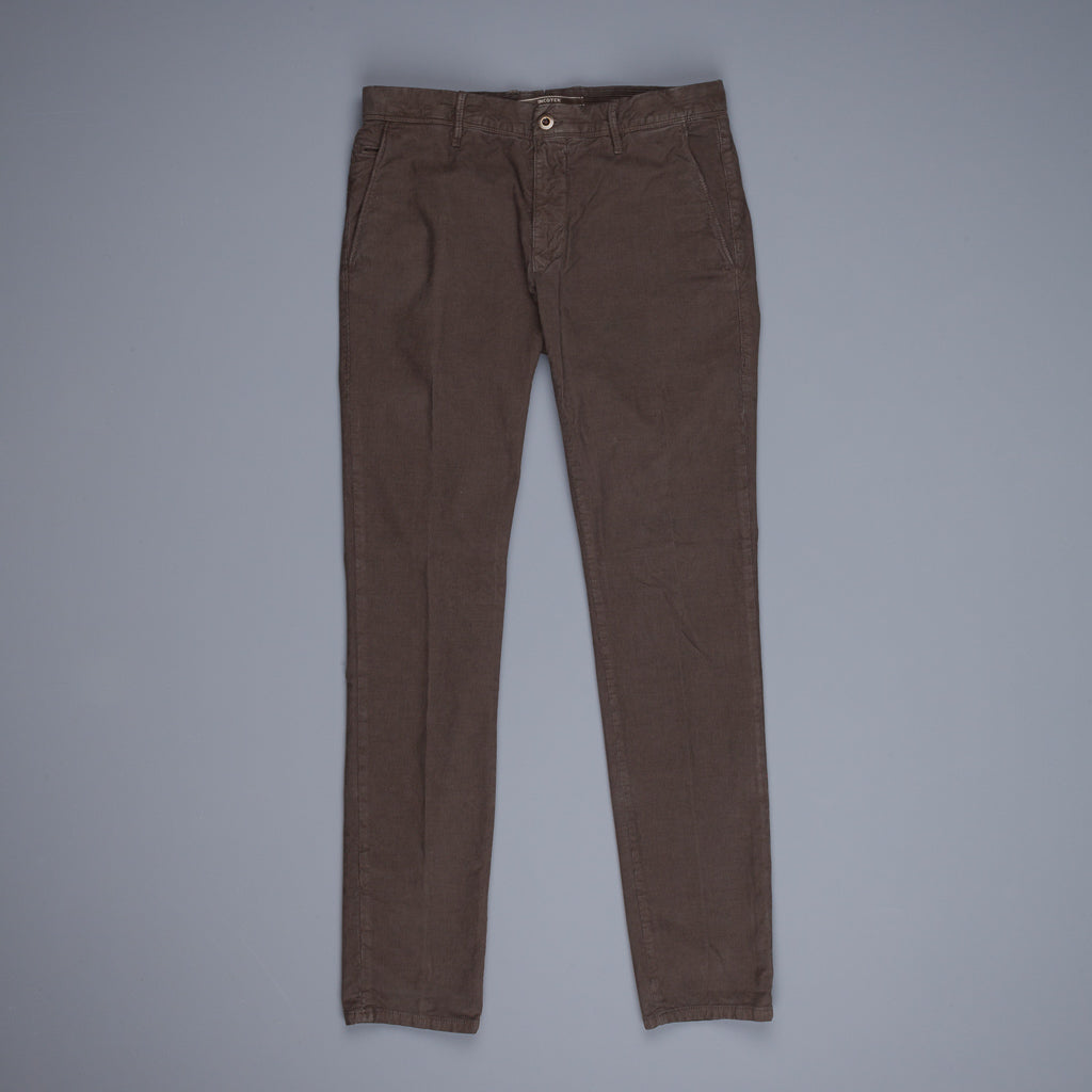 Incotex x Frans Boone model 103 Fine Corduroy Marrone Medio