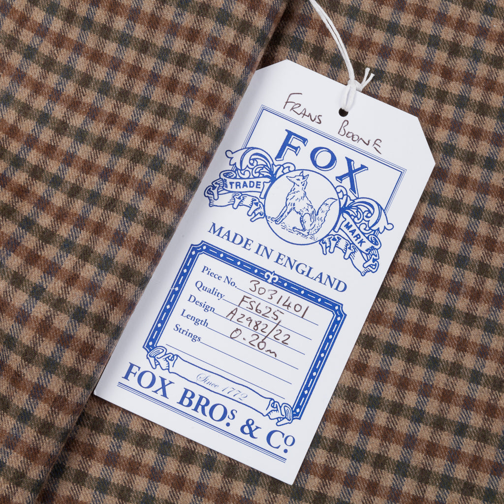 Fox Flannel x Frans Boone Fine Cloth Gun Club Fabric - Clark