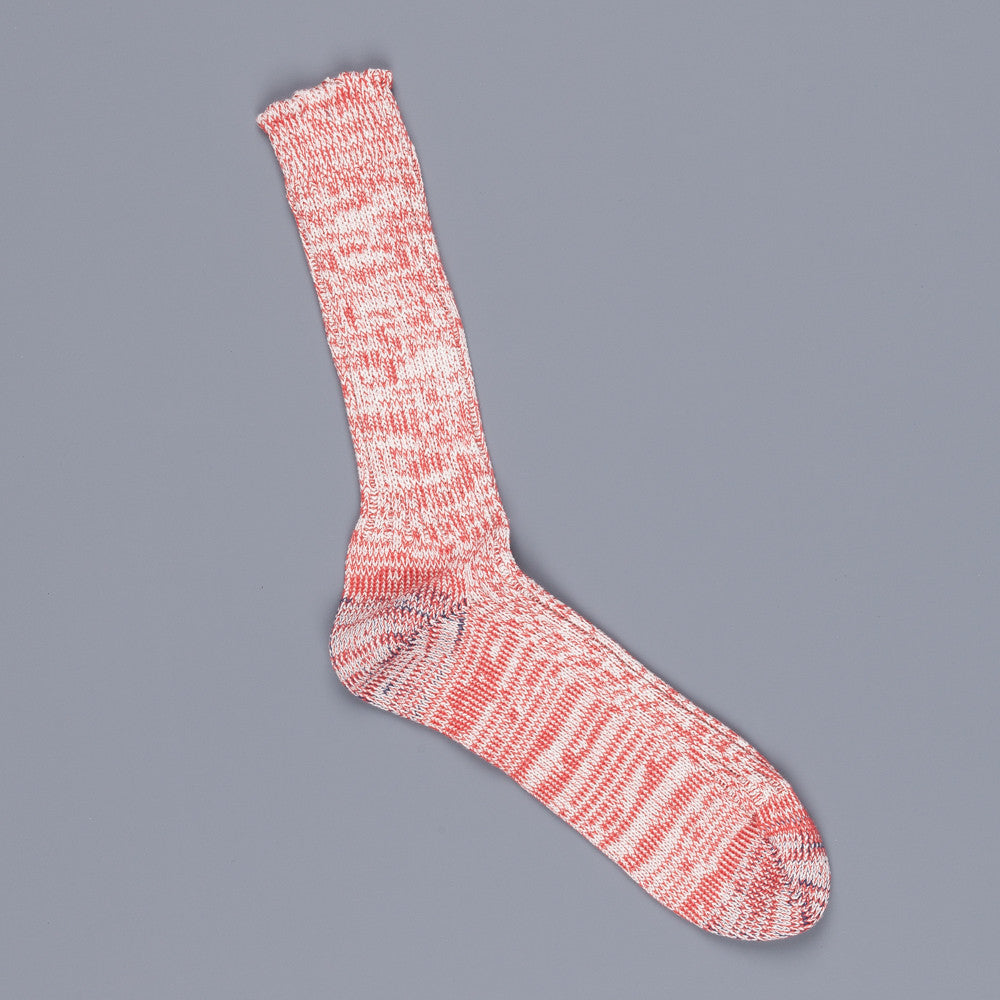 Merz B Schwanen 271 socks 2 thread cotton red melange