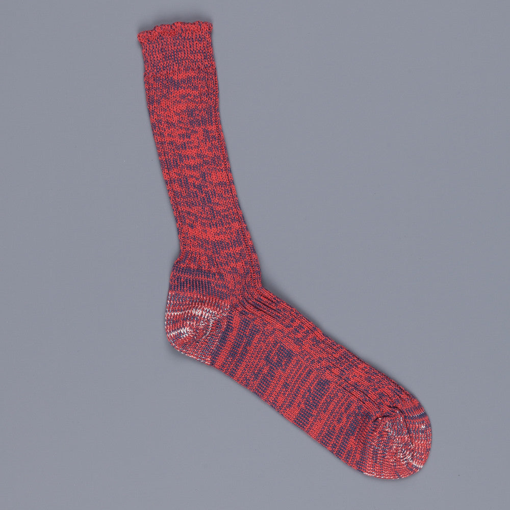 Merz B Schwanen 271 socks 2 thread cotton navy red