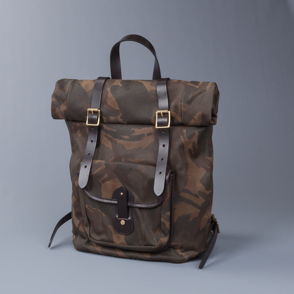 Croots X Frans Boone Canvas Rolltop Backpack Camo