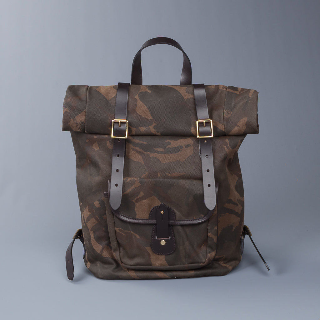 Croots X Frans Boone Canvas Rolltop Backpack Camo