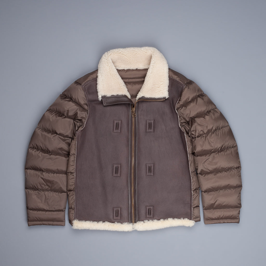 Ten C Shearling liner bianco garza