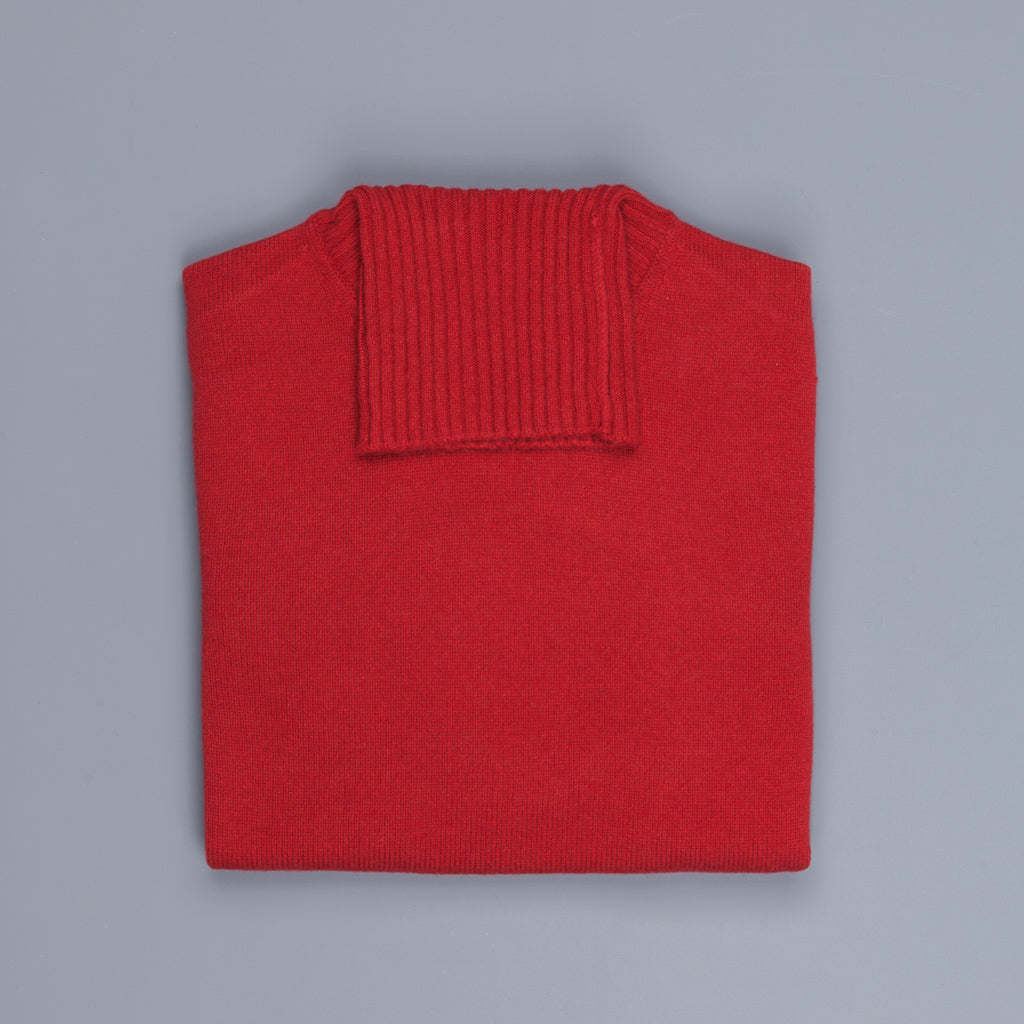 Drumohr Cashmere Dolcevita Turtleneck Mattone