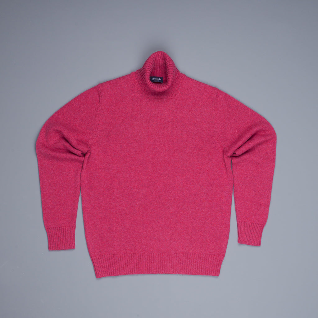 Drumohr Cashmere Dolcevita Turtleneck Amarena