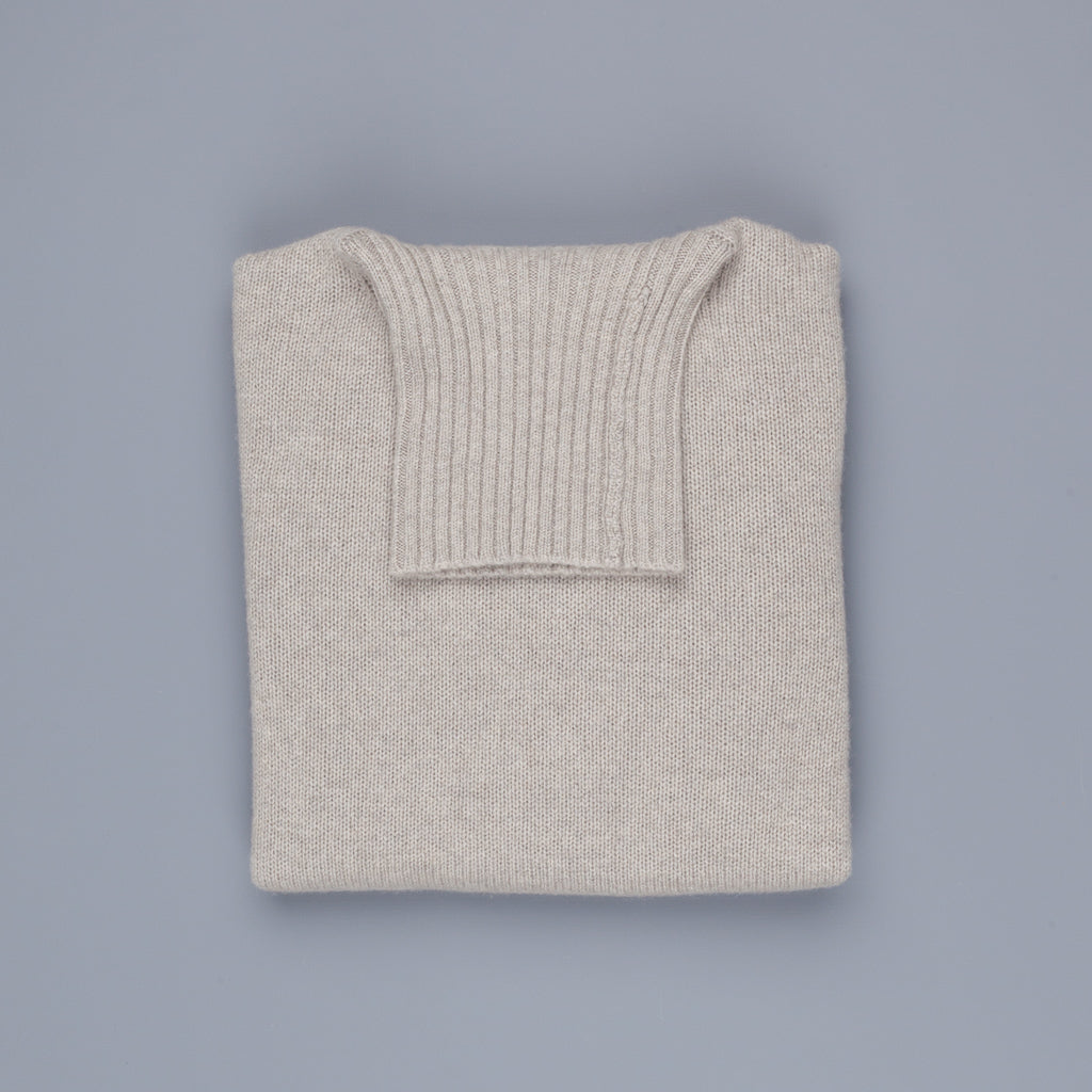 William Lockie Gullan Cashmere Roll Neck Cloud