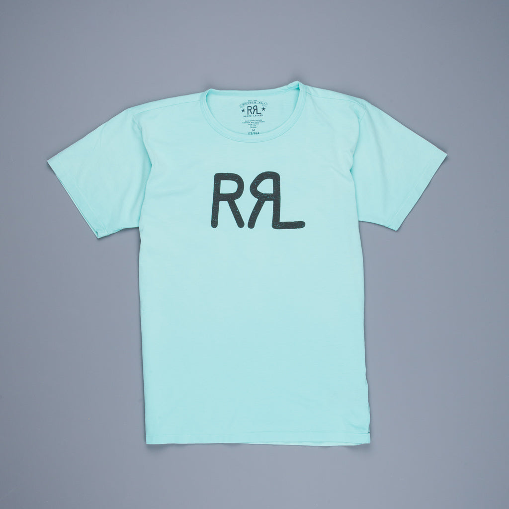 RRL Logo Tee Homestead Turqoise