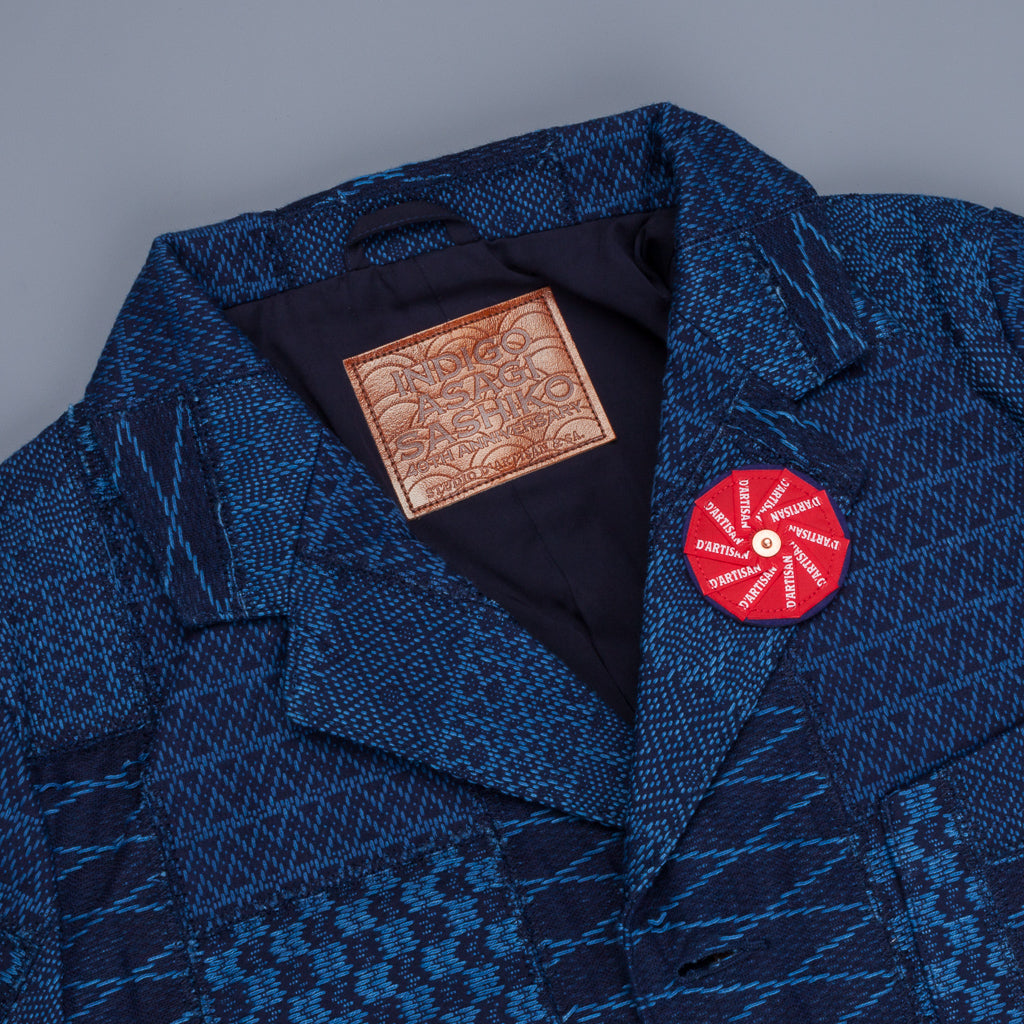 Studio D'Artisan 40th Anniversary Sashiko Patchwork Blazer