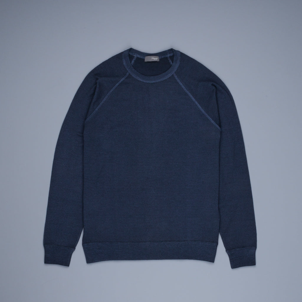 Drumhor Merino Wool Sweater Blu Notte