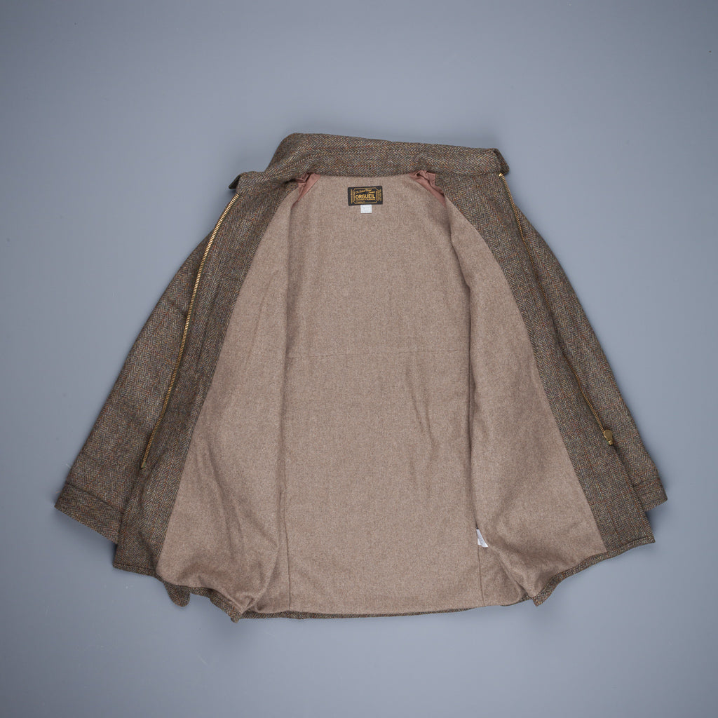 Orgueil OR-4138b Hunting Jacket Brown Herringbone