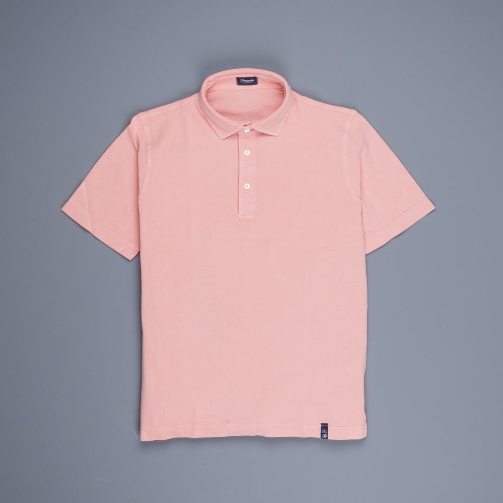 Drumohr Pique Polo Rosa