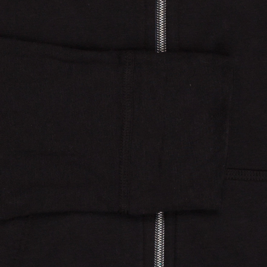 James Perse  Vintage Heathered cotton hoodie black