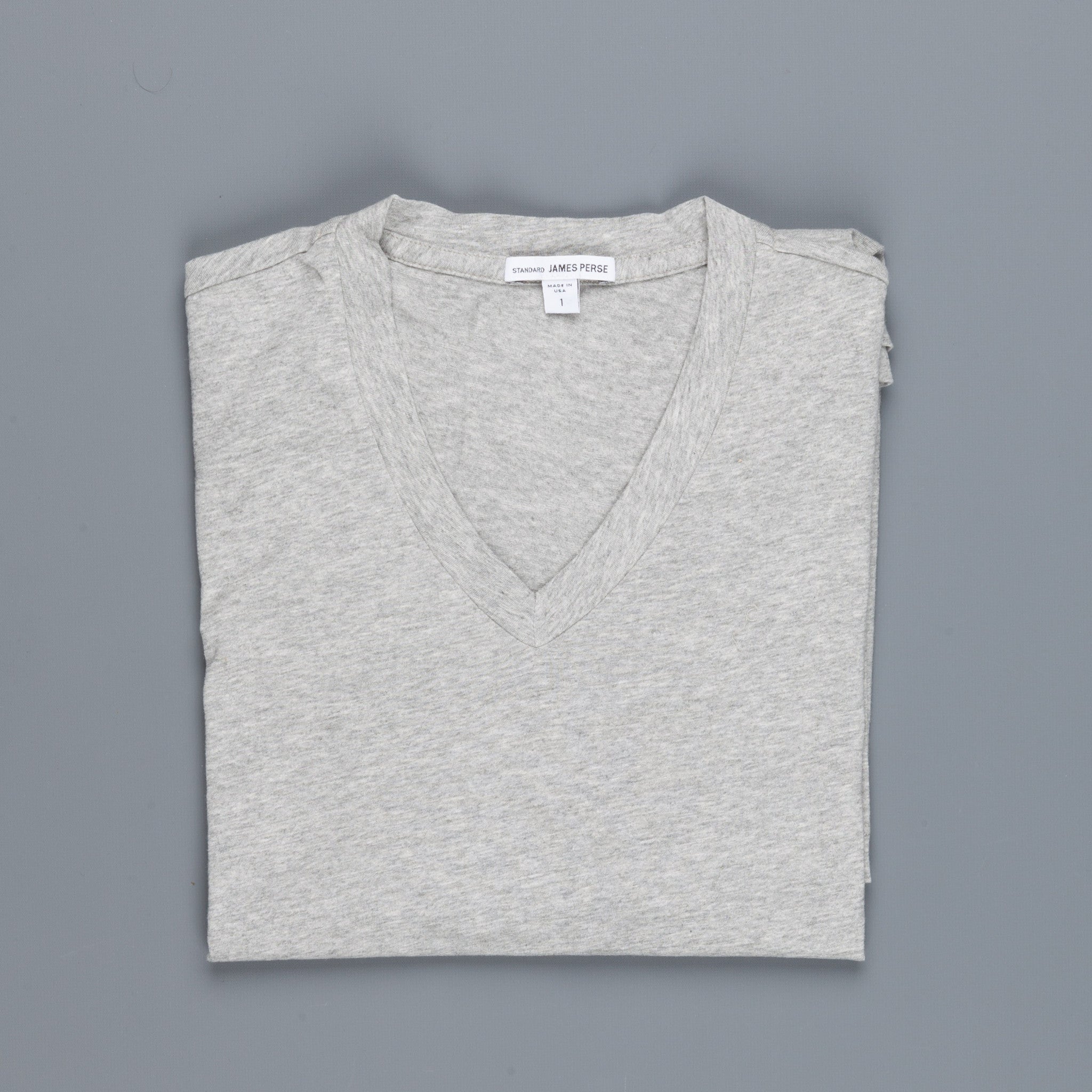 James Perse V-neck tee Heather Grey