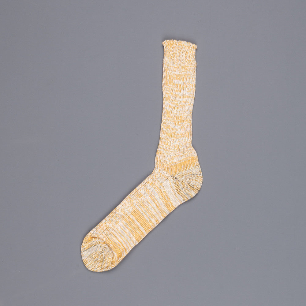 Merz B Schwanen 271 socks 2 thread cotton yellow melange