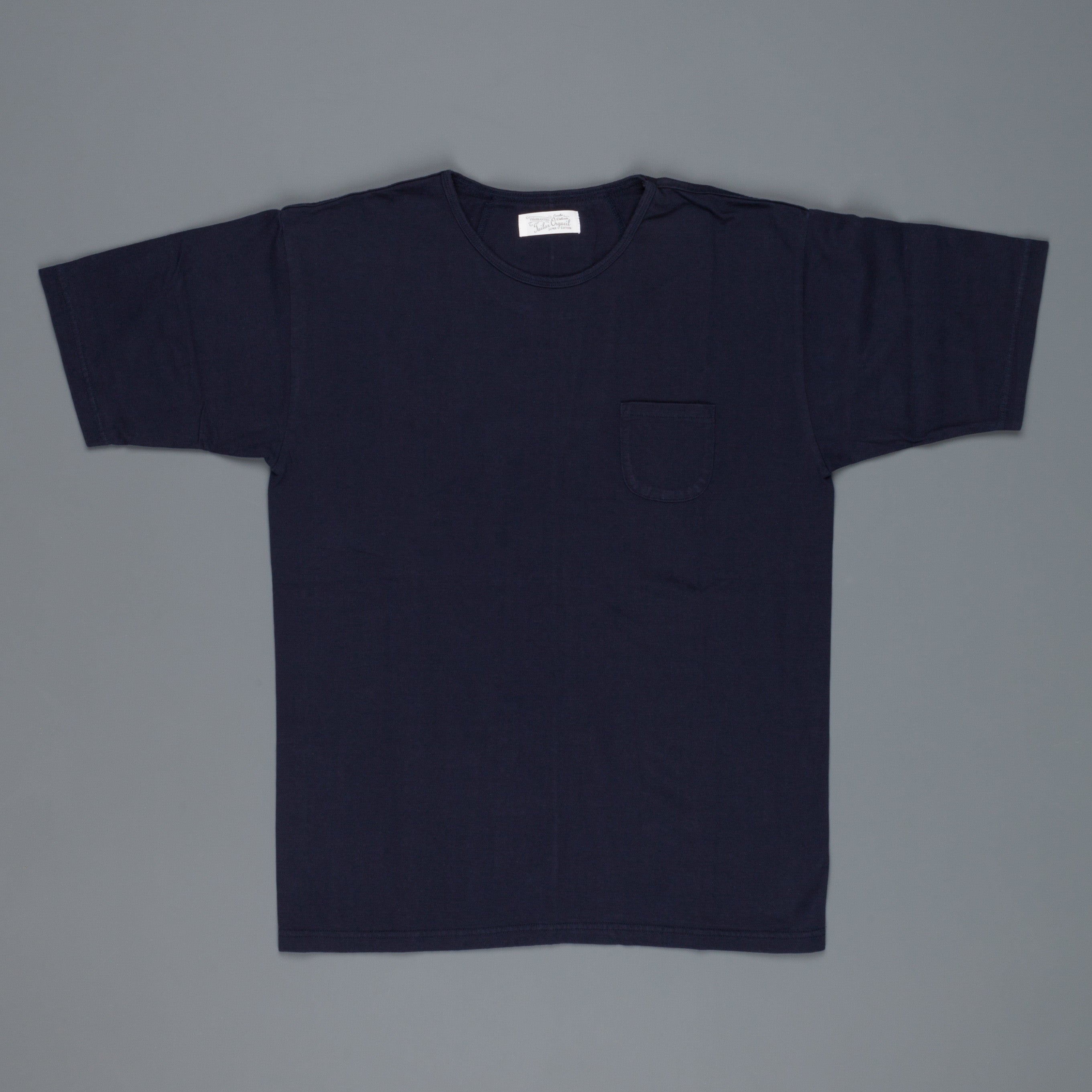 Orgueil OR-9017 Suvin Crew neck tee Navy