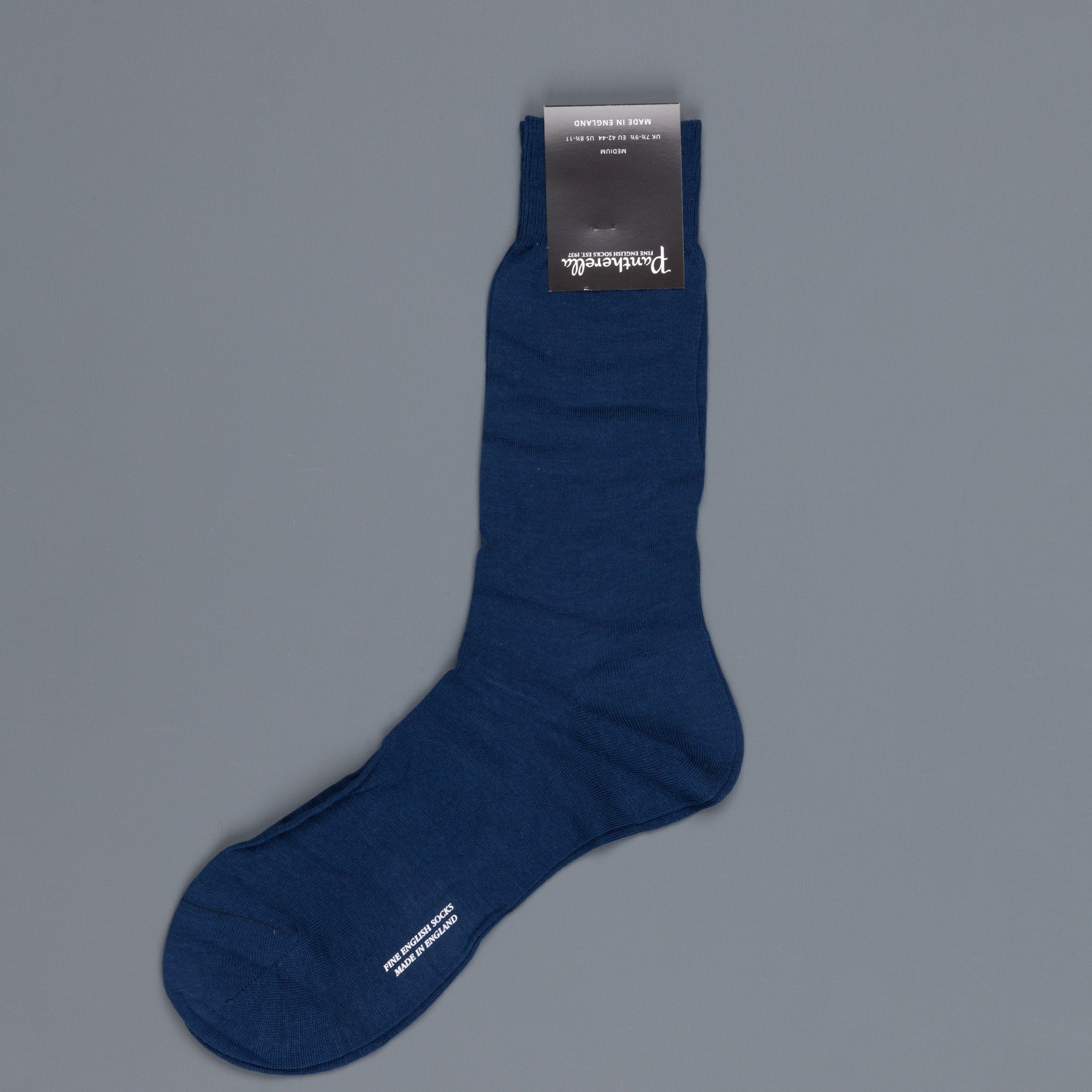 Pantherella Camden Dark Blue Merino Wool