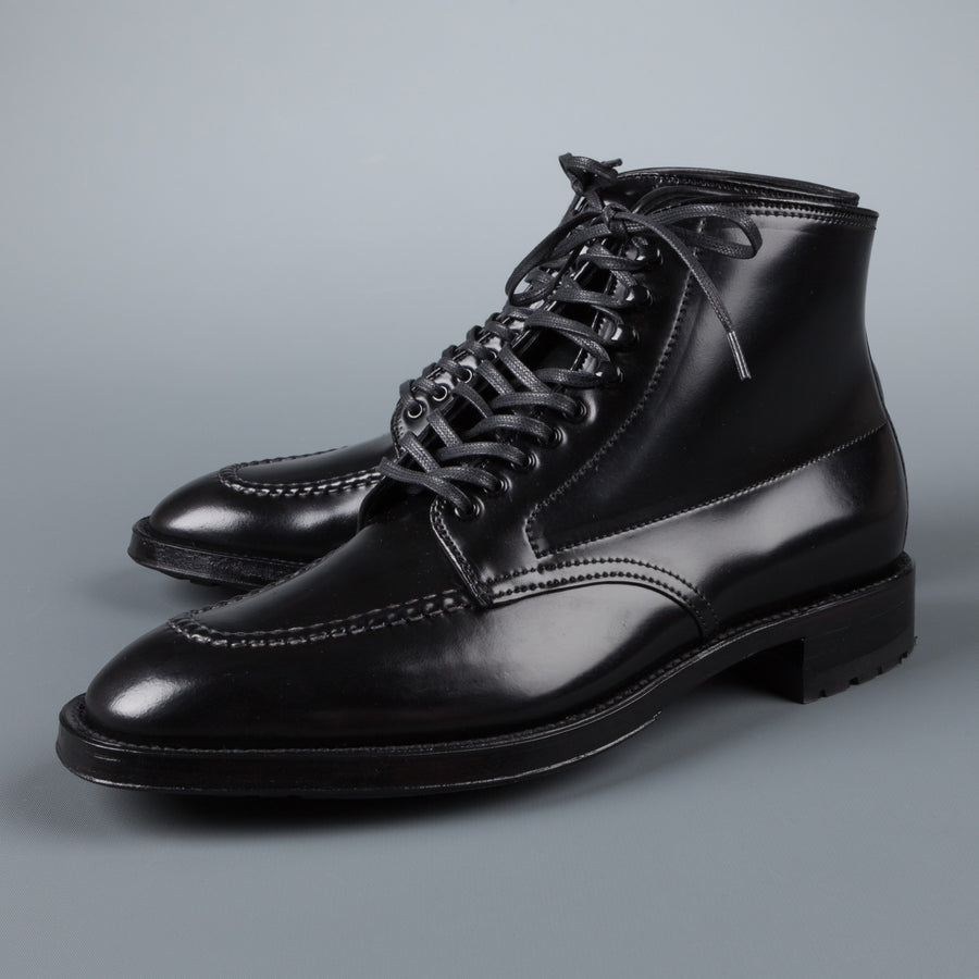 black cordovan boots