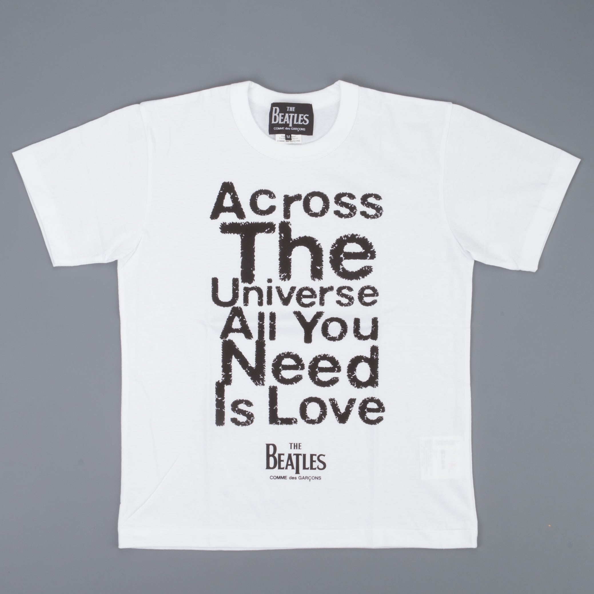 The Beatles x Comme des Garçons  T shirt across the universe white