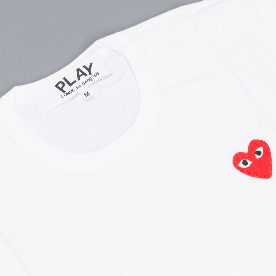 PLAY Longsleeve Tee white Red Heart – Frans Boone Store