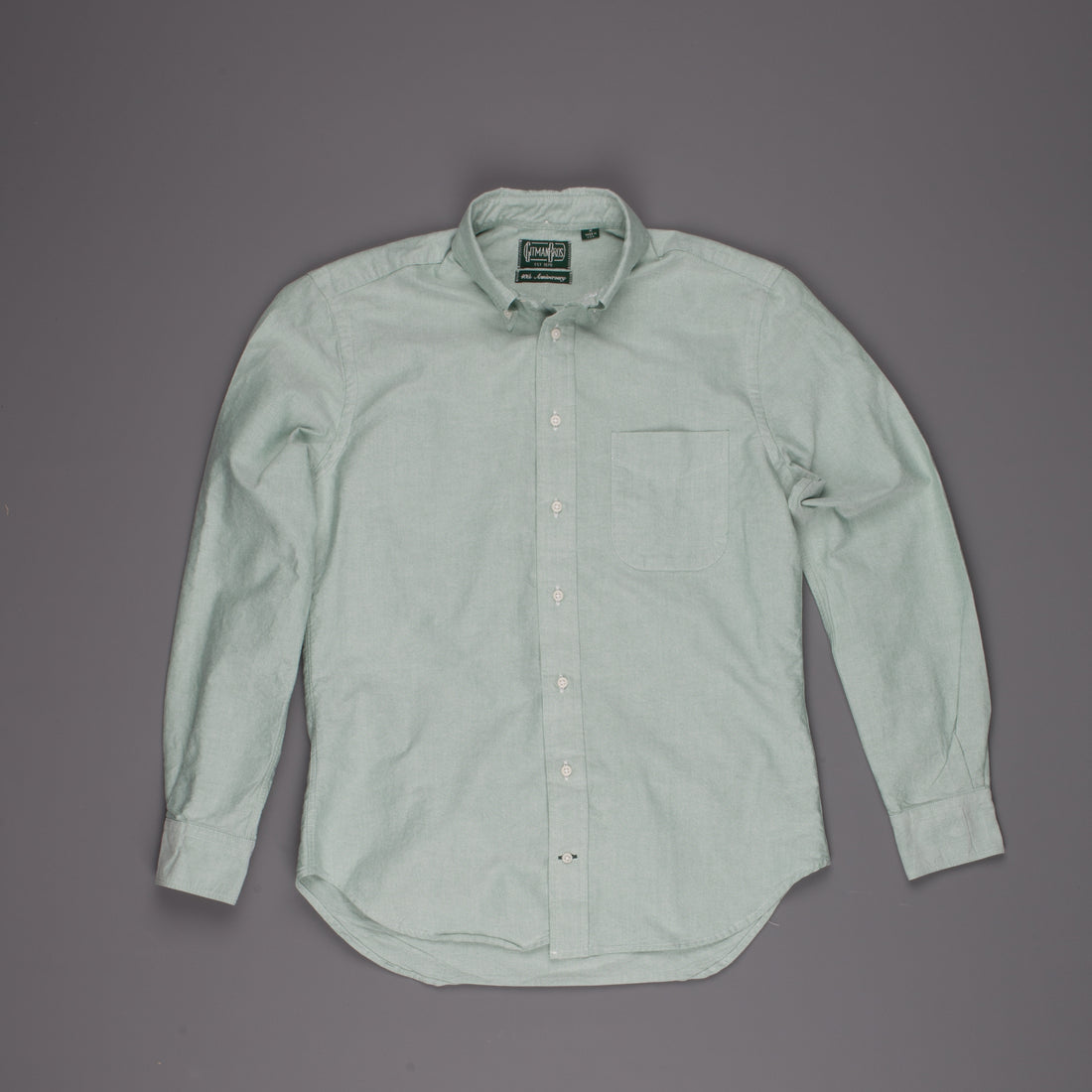 Gitman Vintage down shirt oxford light green – Boone Store