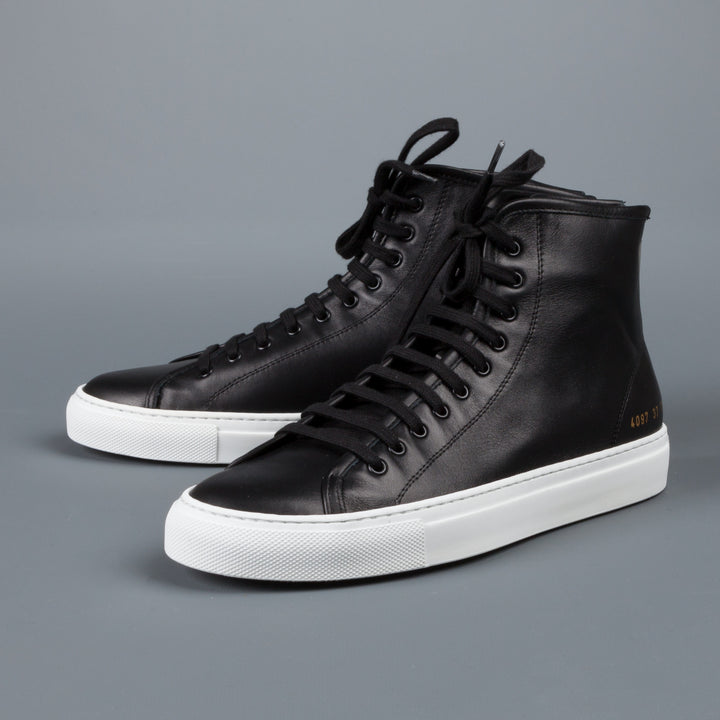 black high top common projects