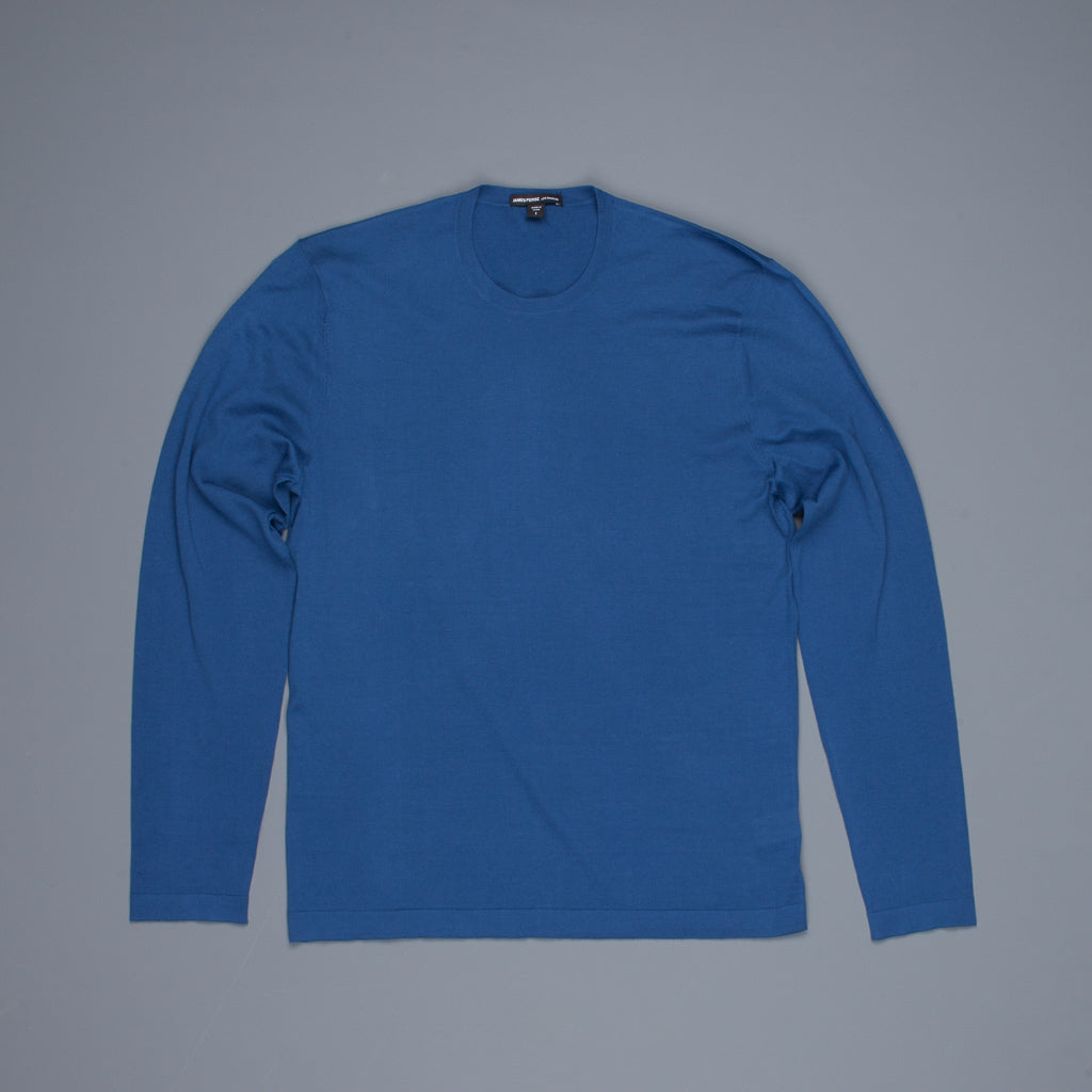 James Perse Fine Gauge Cotton Crew Neck Air Force Blue