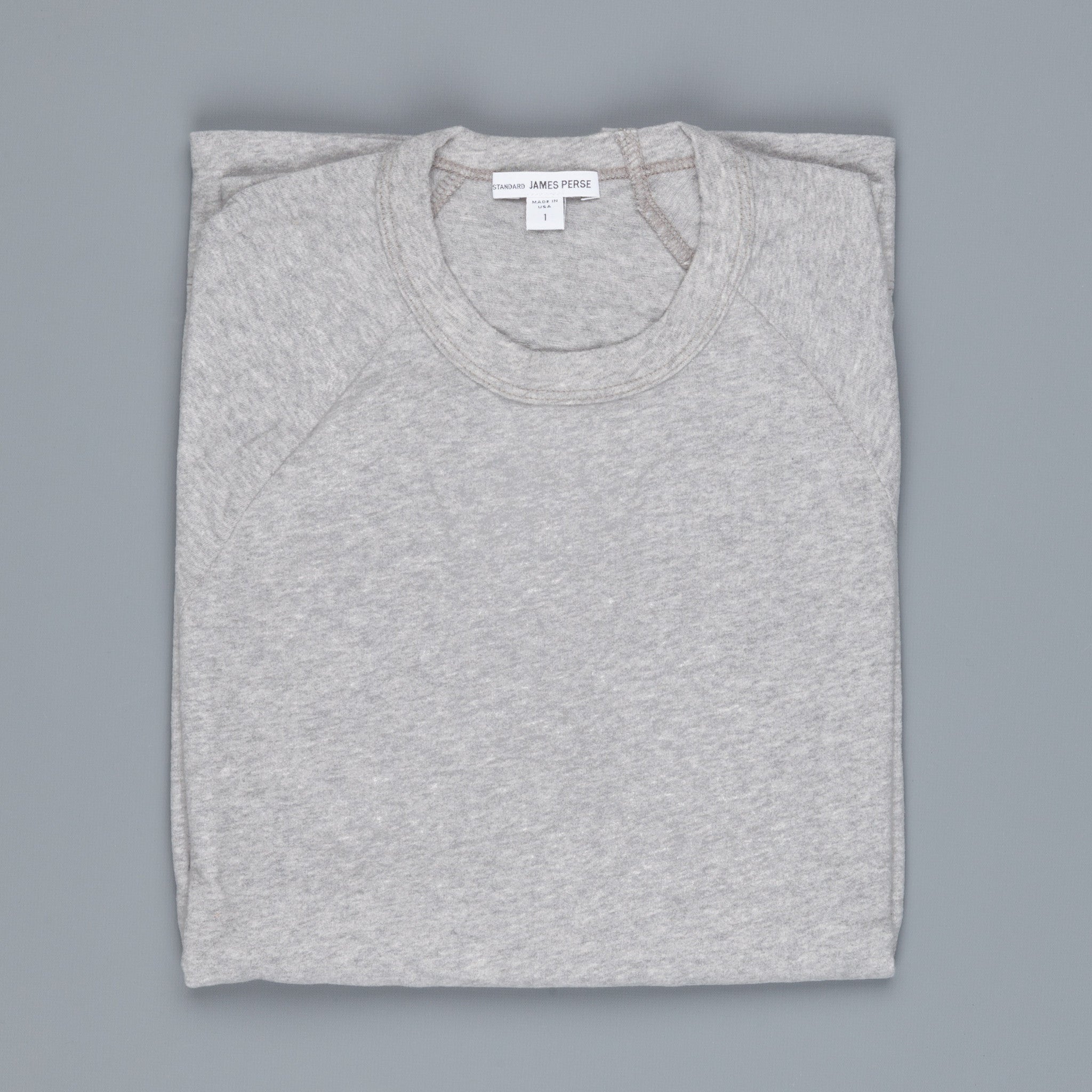 James Perse Suede Jersey Raglan heather grey