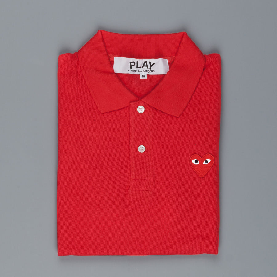 des Garçons Play polo red – Frans Boone Store