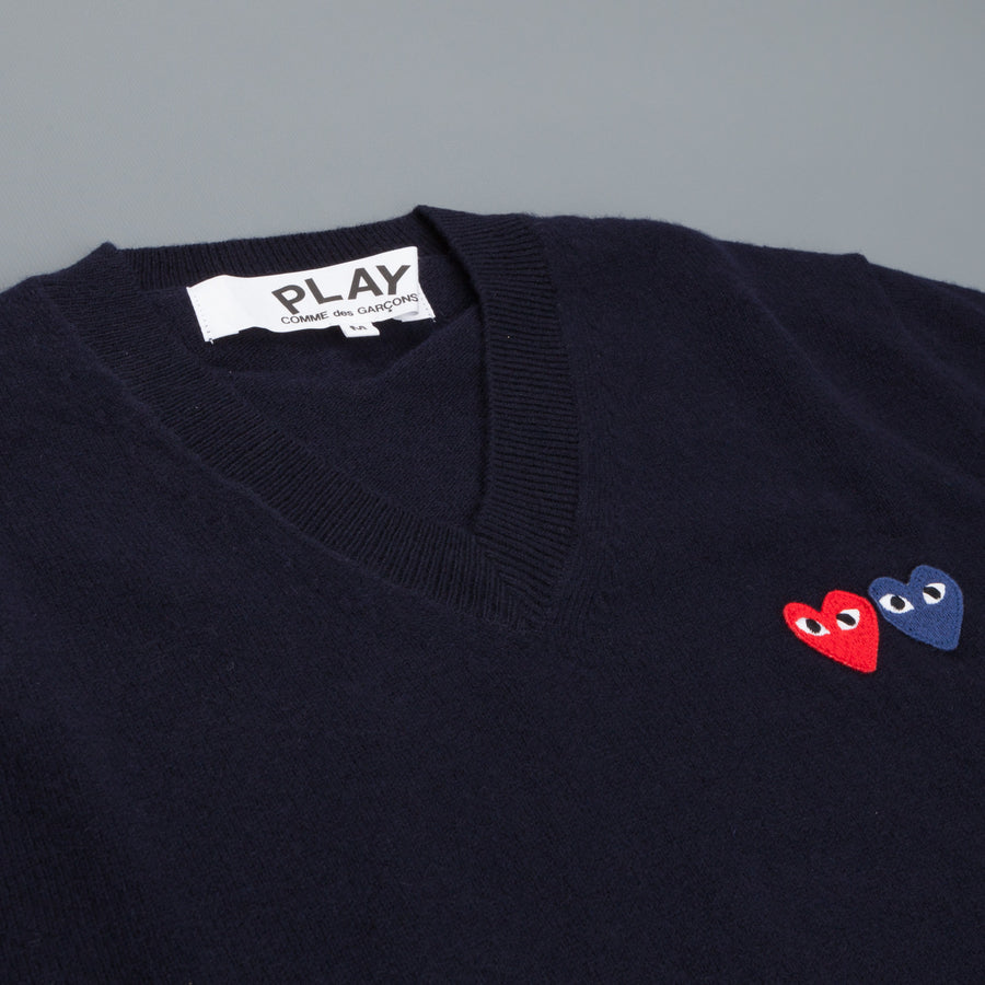 comme des garcons play double heart