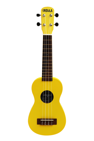 yellow ukulele by wagas ukuleles