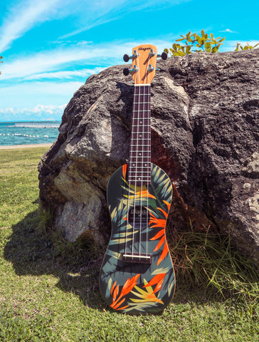 limited edition tropical ukulele design