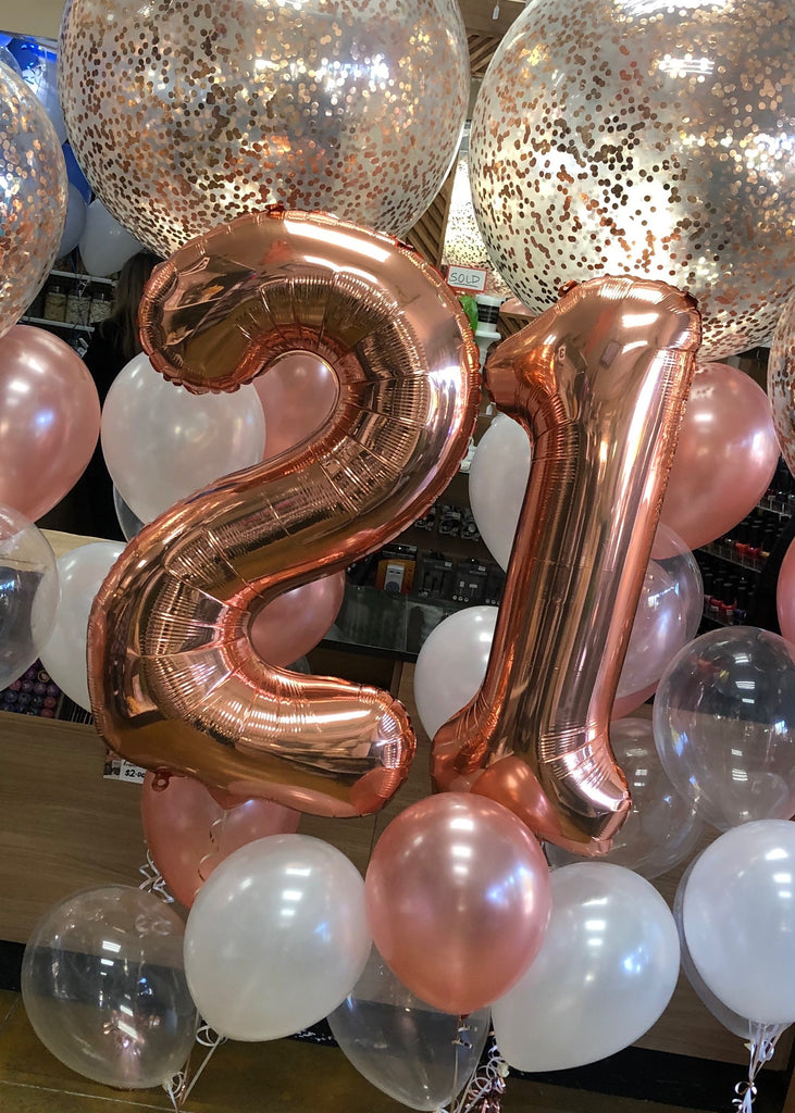 jumbo number balloons