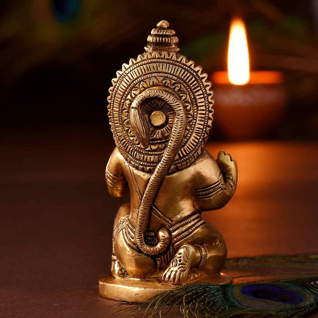 Anjaneya Bal Hanuman Brass Idol – TOKENZ