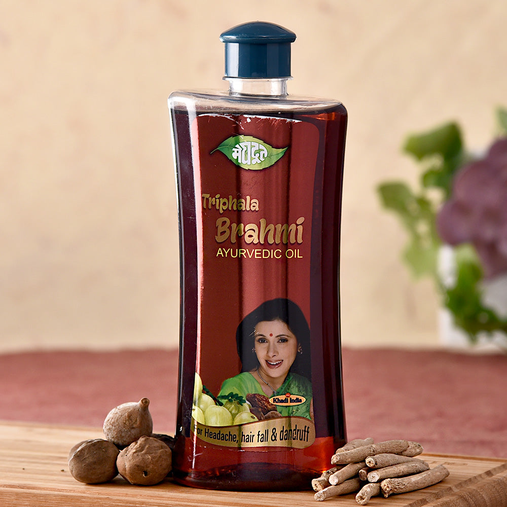 Order Hair Oil Triphala Mineral Free Khadi Davaindia 100 ml Online From  davaindia