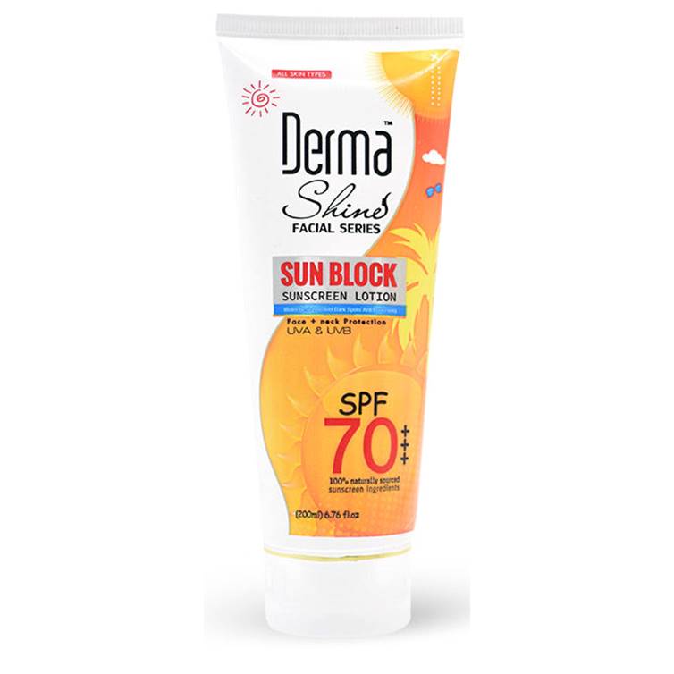 derma face sun lotion