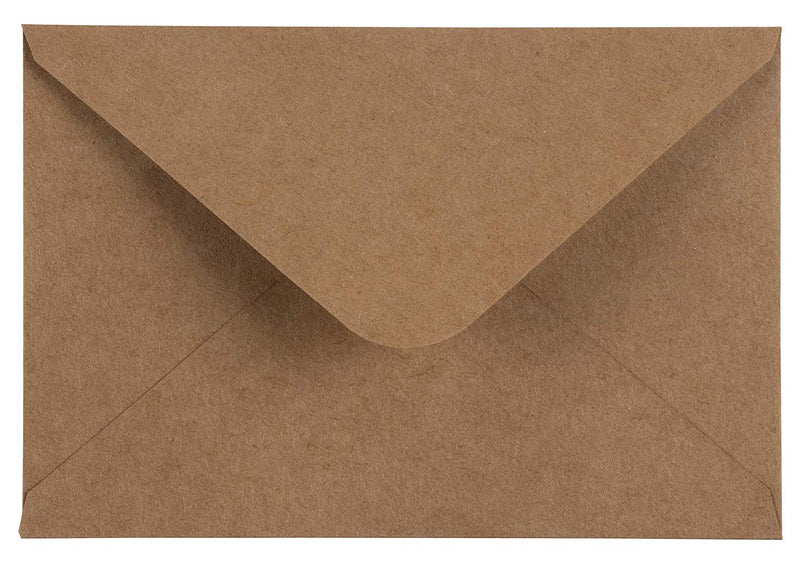 200 Pack Brown Kraft Paper A4 Envelopes for 4 x 6 Greeting Cards and Invitation Announcements - Value Pack Square Flap Envelopes - 4.2 x 6.2 Inches - 200 Count