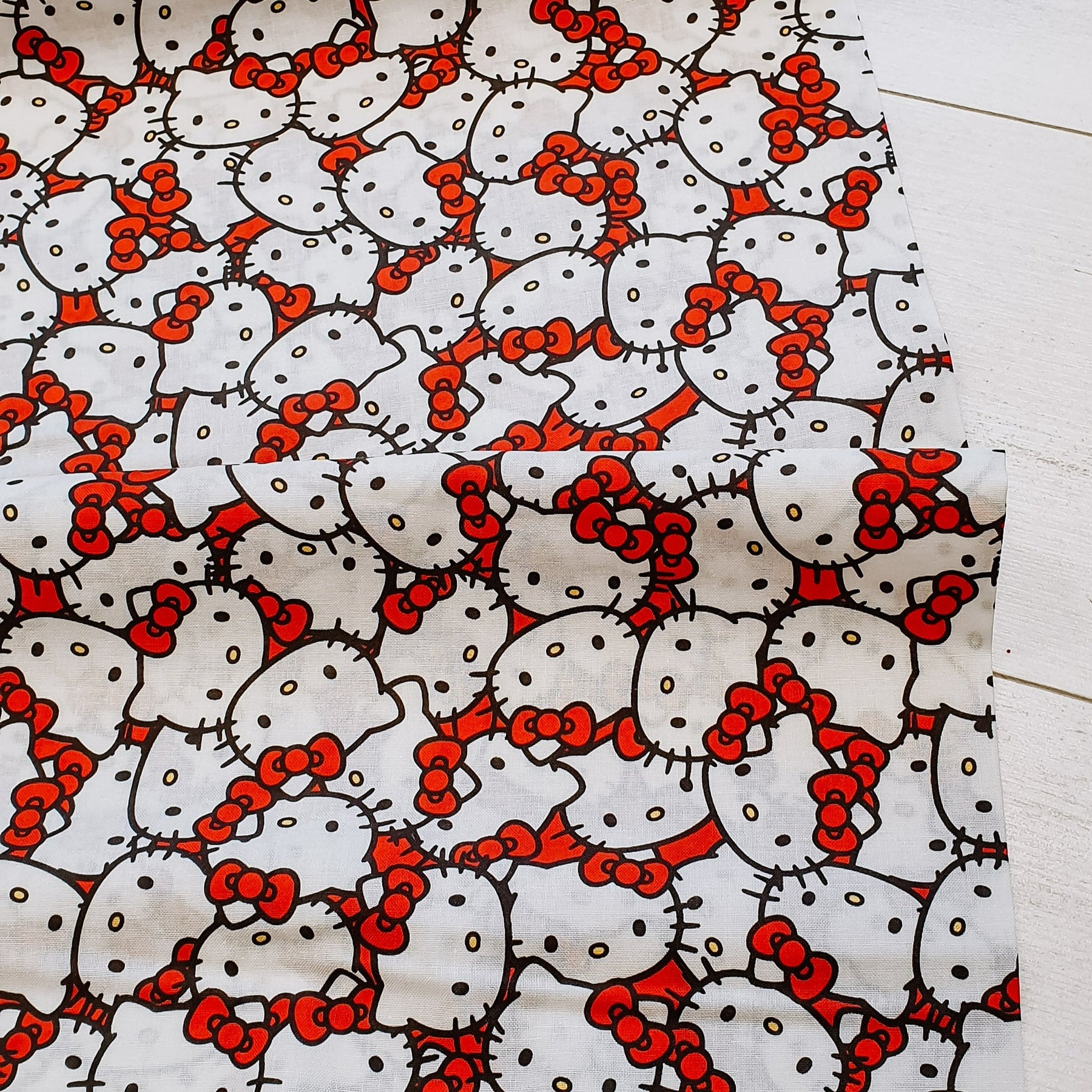 Hello Kitty FRIENDS Sanrio Cotton Fabric Half Yard 