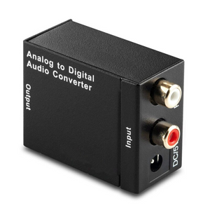 Digital zu Analog Audio Converter Digital Optical Fiber Coaxial RCA Toslink