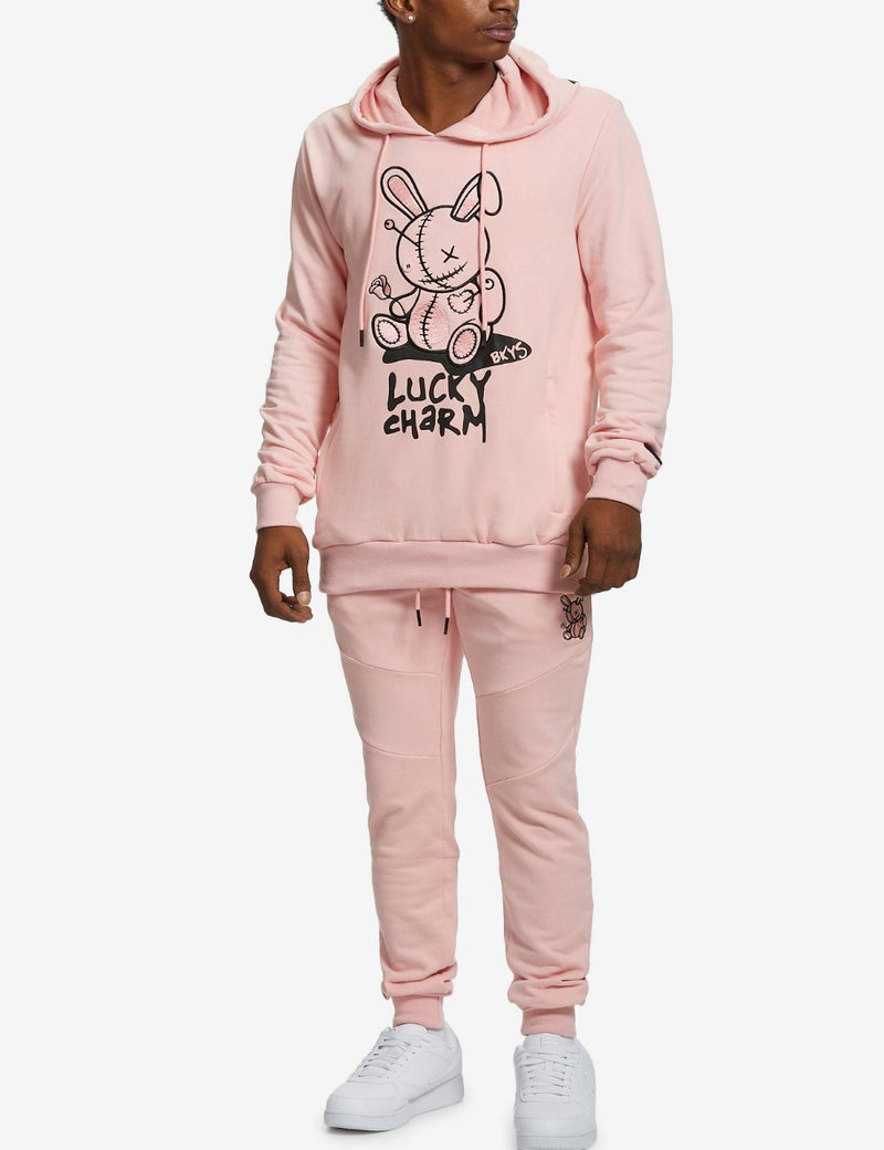 BKYS - Lucky Charm Jogger Outfit (Light Rose)