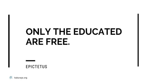 Epictetus on education, the educated are free