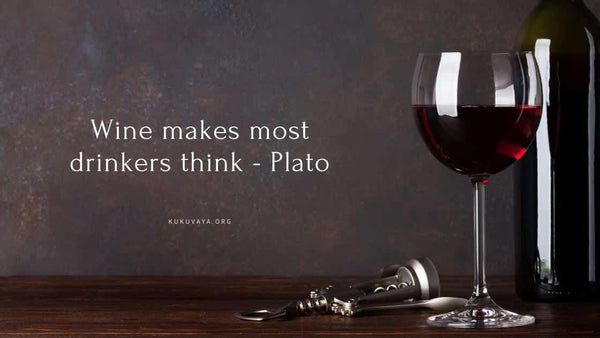Wine makes people thing - quote by plato about wine