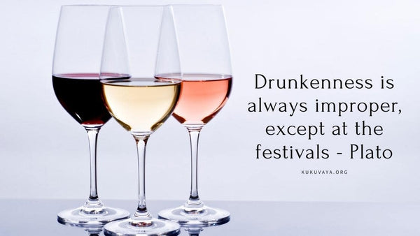 Plato on drunkness quote about wine