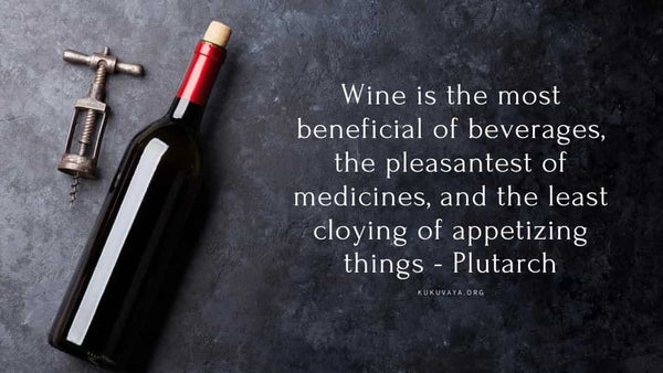 Wine quote by ancient Greek philosopher and historian Plutarch