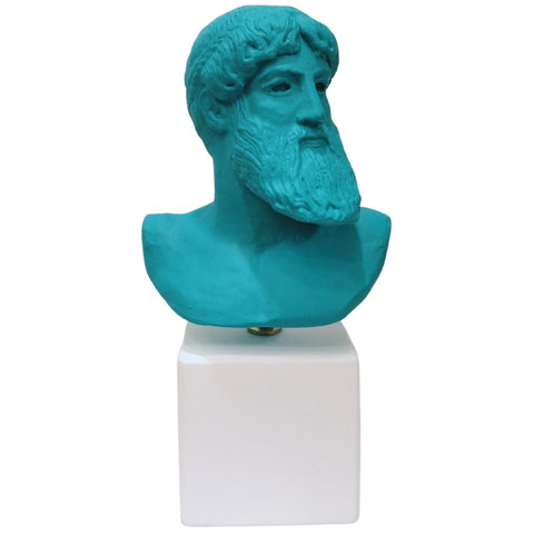 Greek god bust, Small greek statue